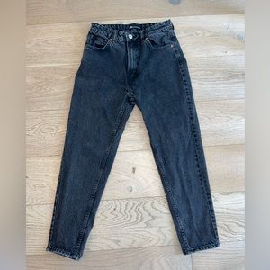 Zara black mom jeans.